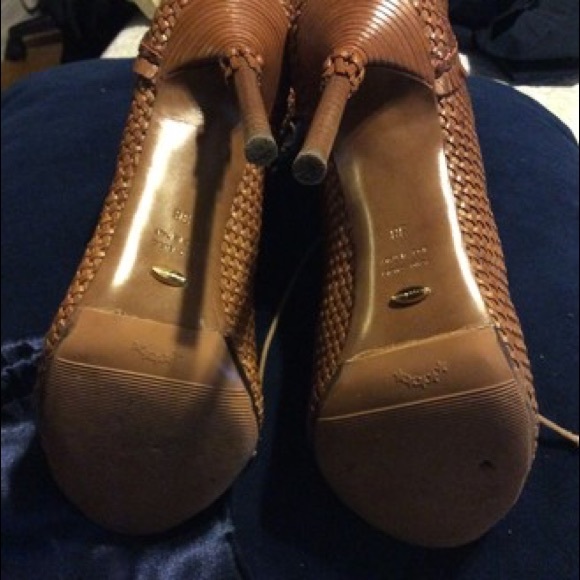 Sergio Rossi Lara Croft Peeptoe Bootie - Picture 7 of 10